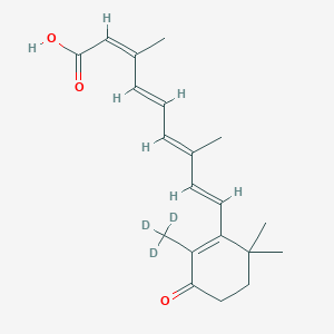 molecular formula C20H26O3 B12288683 4-Keto 13-cis-Retinoic Acid-d3 