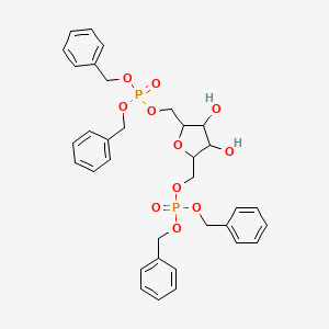 molecular formula C34H38O11P2 B12288713 2,5-Anhydro-D-glucitol-1,6-bis-(dibenzylphosphate) 