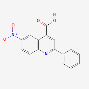 6-Nitro-2-phenylquinoline-4-carboxylic acid