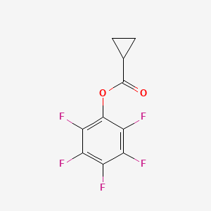 Cyclopropanecarboxylicacid,2,3,4,5,6-pentafluorophenylester