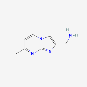 (7-Methylimidazo[1,2-a]pyrimidin-2-yl)methanamine