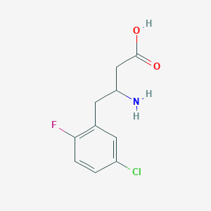 3-Amino-4-(5-chloro-2-fluorophenyl)butyric Acid