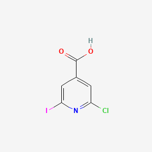 2-Chloro-6-iodoisonicotinic acid