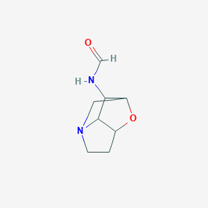 N-(2-oxa-6-azatricyclo[4.2.1.03,7]nonan-8-yl)formamide