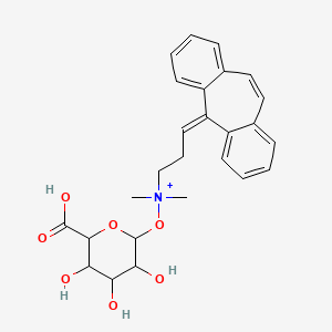 molecular formula C26H30NO7+ B12288851 Cyclobenzaprine N-|A-D-Glucuronide 