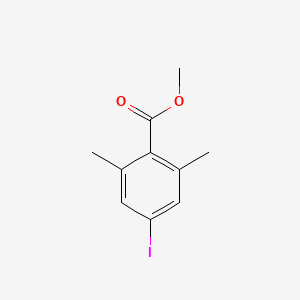 molecular formula C10H11IO2 B12288897 Benzoic acid, 4-iodo-2,6-dimethyl-, methyl ester CAS No. 200627-65-2