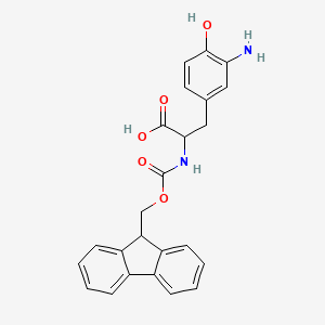 (S)-2-((((9H-Fluoren-9-yl)methoxy)carbonyl)amino)-3-(3-amino-4-hydroxyphenyl)propanoic acid