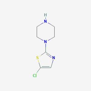 molecular formula C7H10ClN3S B12288927 1-(5-Chloro-thiazol-2-yl)-piperazine CAS No. 223514-52-1