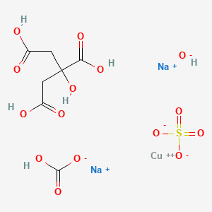 molecular formula C7H10CuNa2O15S B1228898 克利尼试剂 CAS No. 63126-89-6