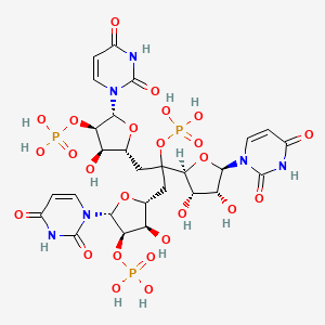 B1228901 Uridylyl-(3'-5')-uridylyl-(3'-5')-3'-uridylic acid CAS No. 3504-15-2