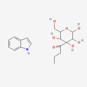 beta-D-Glucopyranose, 1-(1H-indole-3-butanoate)