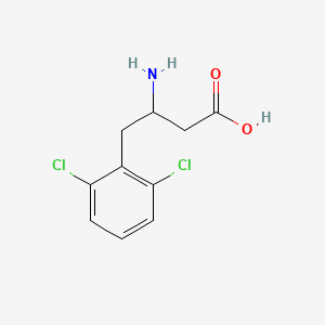 molecular formula C10H11Cl2NO2 B12289098 3-Amino-4-(2,6-dichlorophenyl)butyric Acid 