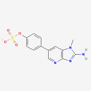 [4-(2-Amino-1-methylimidazo[4,5-b]pyridin-6-yl)phenyl] sulfate