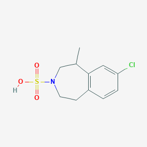 molecular formula C11H14ClNO3S B12289139 LorcaserinSulfamate 