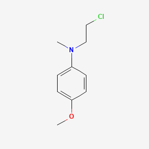 N-(2-chloroethyl)-4-methoxy-N-methylaniline