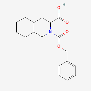 (3S,4aS,8aS)-2-[(benzyloxy)carbonyl]-decahydroisoquinoline-3-carboxylic acid