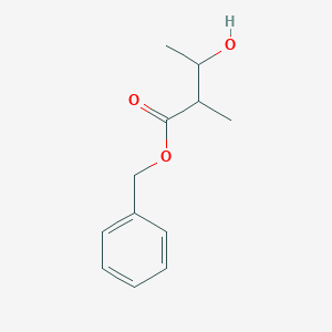 molecular formula C12H16O3 B1228920 Benzyl 2-methyl-3-hydroxybutanoate 