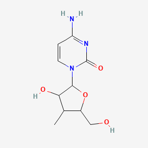 molecular formula C10H15N3O4 B12289203 3'-Deoxy-3'-alpha-C-methylcytidine 