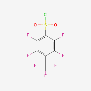 2,3,5,6-Tetrafluoro-4-(trifluoromethyl)benzenesulfonyl chloride