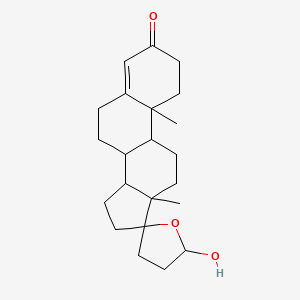 molecular formula C22H32O3 B12289288 Drospirenone Lactol Impurity 