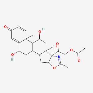 molecular formula C25H31NO7 B12289313 6-Hydroxy Lantadin 