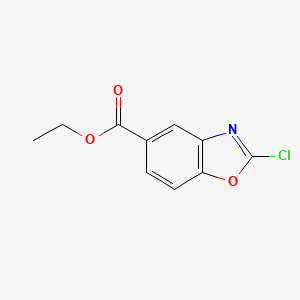 molecular formula C10H8ClNO3 B12289336 Ethyl 2-chlorobenzo[d]oxazole-5-carboxylate 