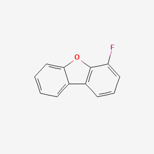 molecular formula C12H7FO B12289370 Dibenzofuran, 4-fluoro- CAS No. 200808-98-6