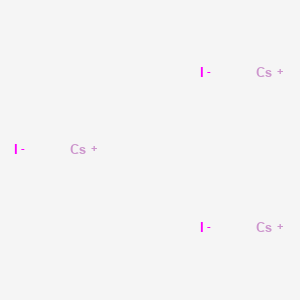 molecular formula Cs3I3 B12289384 Cesium iodide (Cs(I3)) (6CI,7CI,8CI,9CI) 