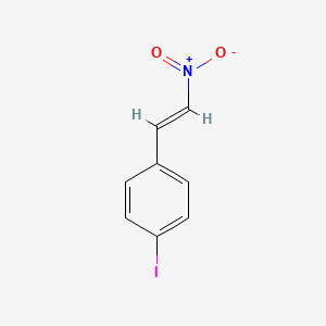 molecular formula C8H6INO2 B12289408 (E)-1-iodo-4-(2-nitrovinyl)benzene CAS No. 5153-72-0