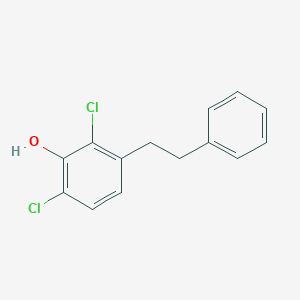 molecular formula C14H12Cl2O B1228941 2,4-二氯-3-羟基联苯甲基 