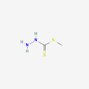molecular formula C2H6N2S2 B1228944 甲基肼二硫代甲酸酯 CAS No. 5397-03-5