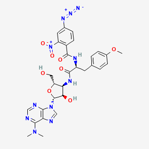 B1228947 N-(2-Nitro-4-azidobenzoyl)puromycin CAS No. 73579-23-4