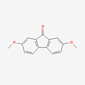 molecular formula C15H12O3 B12289472 2,7-Dimethoxy-9H-fluoren-9-one CAS No. 42523-28-4