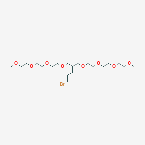 molecular formula C20H41BrO8 B12289501 13-(3-Bromopropyl)-2,5,8,11,15,18,21,24-octaoxapentacosane 