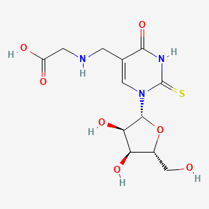 B1228955 5-(Carboxymethylaminomethyl)-2-thiouridine CAS No. 78173-95-2