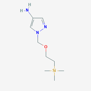 1-((2-(Trimethylsilyl)ethoxy)methyl)-1H-pyrazol-4-amine