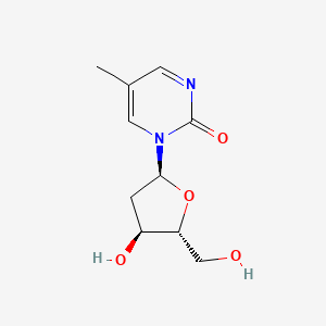 B1228958 1-[(2S,4S,5R)-4-hydroxy-5-(hydroxymethyl)oxolan-2-yl]-5-methylpyrimidin-2-one CAS No. 22003-31-2