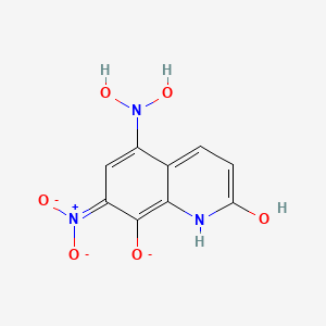 2(1H)-Quinolinone,8-hydroxy-5,7-dinitro-