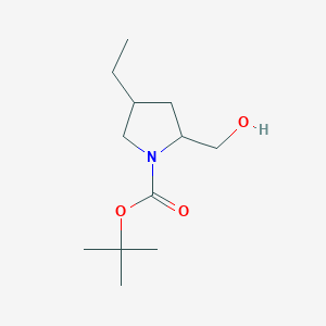 (2S,4R)-4-Ethyl-2-hydroxymethyl-1-pyrrolidinecarboxylicAcidtert-ButylEster