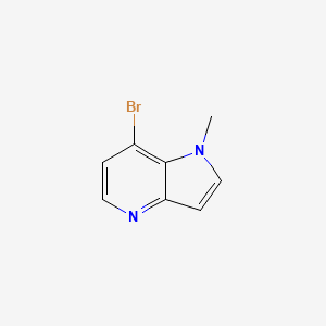 molecular formula C8H7BrN2 B12289701 7-bromo-1-methyl-1H-pyrrolo[3,2-b]pyridine 