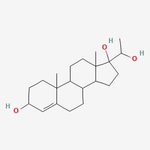 molecular formula C21H34O3 B12289718 4-Pregnen-3,17alpha, 20beta-triol 