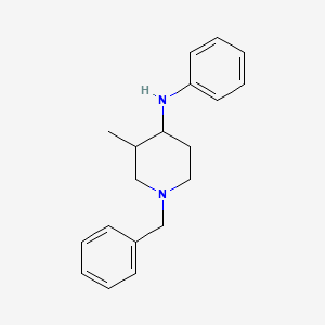 4-Anilino-1-benzyl-3-methylpiperidine