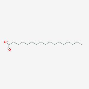 molecular formula C17H33O2- B1228982 十八烷酸 