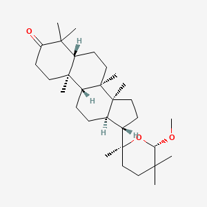 26,27-Dinordammaran-3-one, 20,25-epoxy-25-methoxy-24,24-dimethyl-, (25S)-