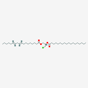 molecular formula C39H71ClO4 B12289834 [1-chloro-3-[(9E,12E)-octadeca-9,12-dienoyl]oxypropan-2-yl] octadecanoate 