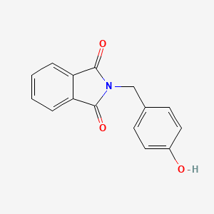 molecular formula C15H11NO3 B1228987 2-(4-Hydroxybenzyl)isoindole-1,3-dione CAS No. 24124-24-1