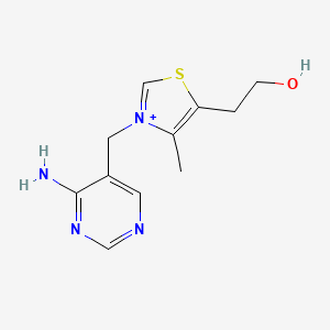 molecular formula C11H15N4OS+ B12289872 Desmethylthiamine CAS No. 7771-57-5