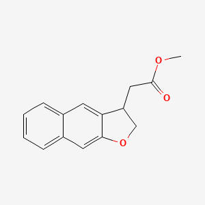 molecular formula C15H14O3 B12289915 Methyl 2,3-Dihydronaphtho[2,3-b]furan-3-acetate 