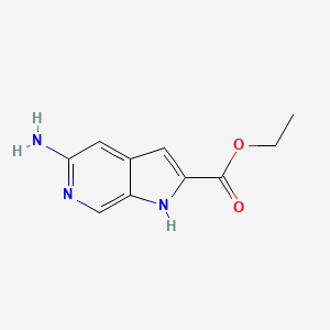 ethyl 5-amino-1H-pyrrolo[2,3-c]pyridine-2-carboxylate