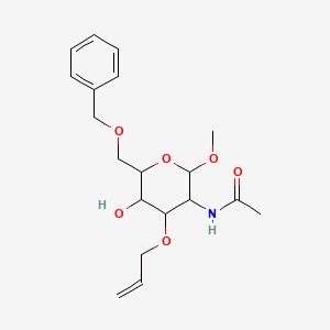 Methyl 2-(AcetylaMino)-2-deoxy-6-O-(phenylMethyl)-3-O-2-propen-1-yl-beta-D-glucopyranoside